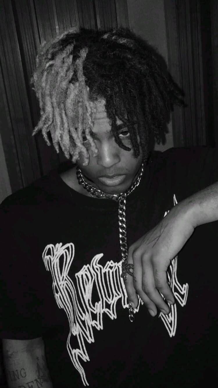 XXXTentacion pfp Profile Picture Black and White Dreadlocks