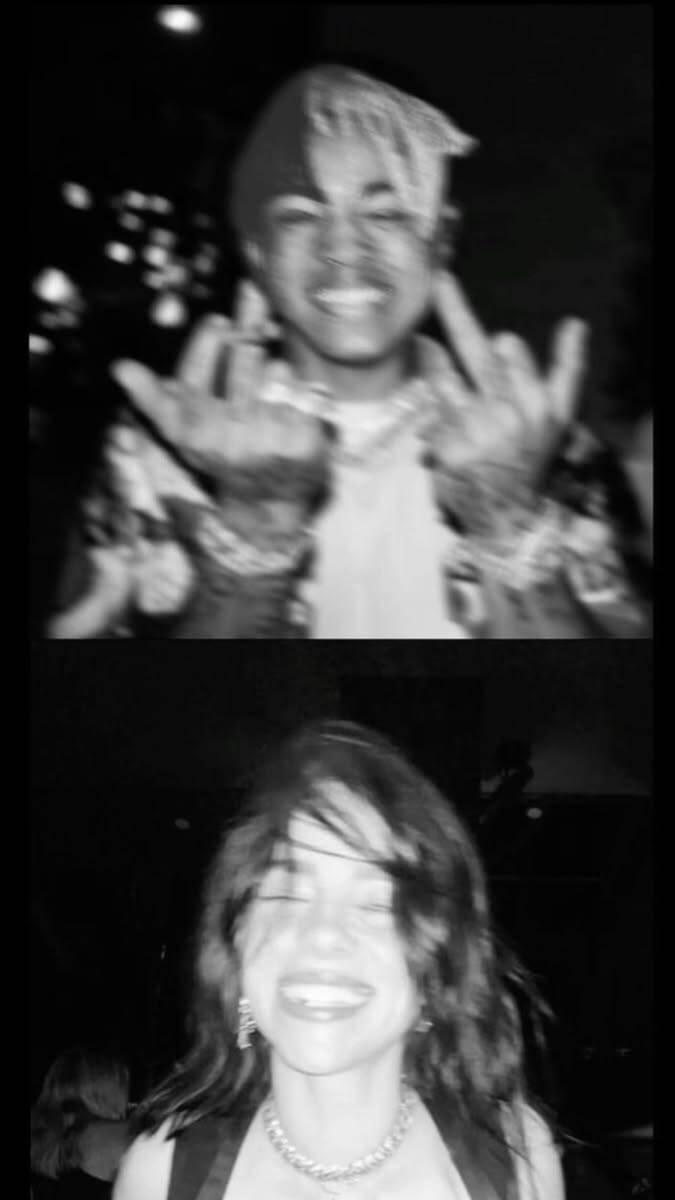 XXXTentacion pfp Profile Picture Smiling Black and White