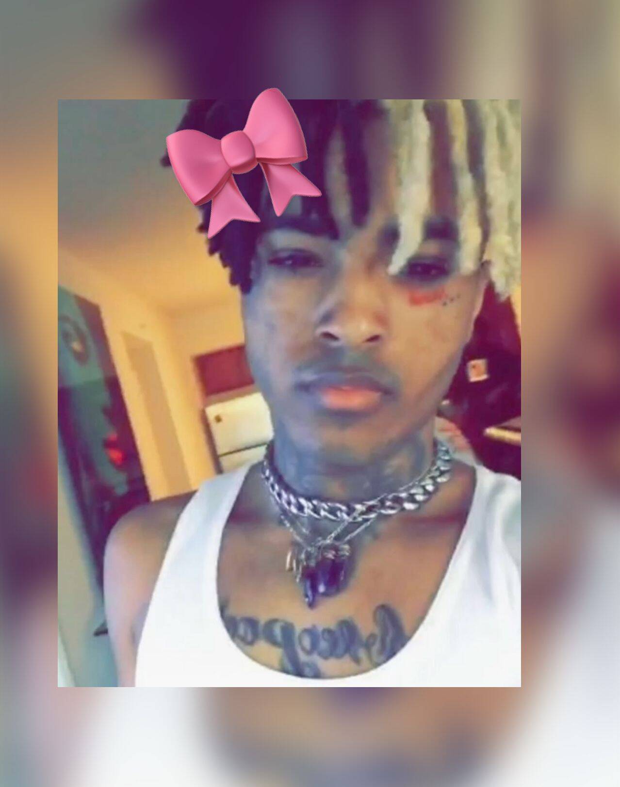 XXXTentacion pfp Profile Picture Pink Bow Aesthetic