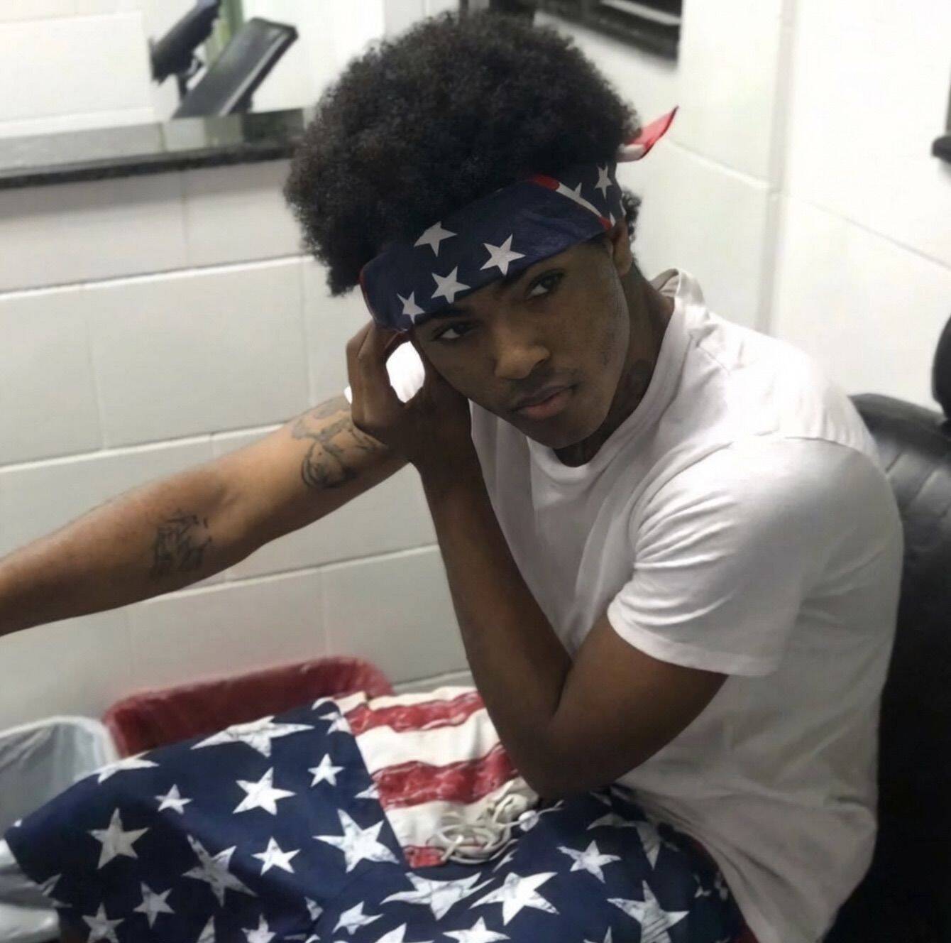XXXTentacion pfp Profile Picture American Flag Bandana