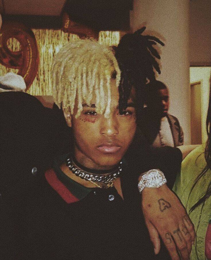 XXXTentacion pfp Profile Picture Two Tone Hair and Tattoos